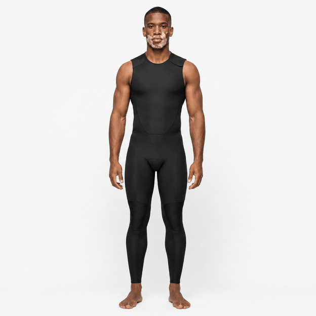 Costume trois-pièces noir avec gilet