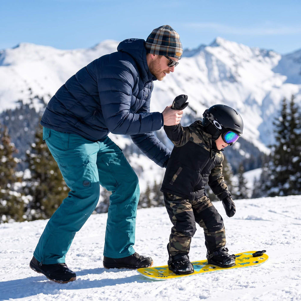 Happy Sticker Kinder-Snowboard