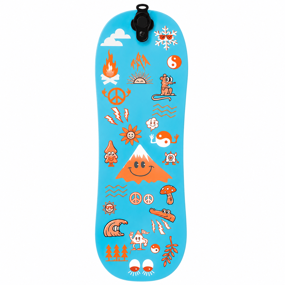 Happy Sticker Kinder-Snowboard