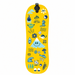 Happy Sticker Kinder-Snowboard
