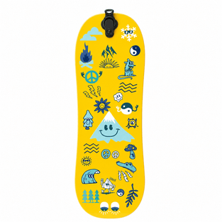 Happy Sticker Snowboard pour Enfants