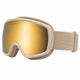 Lunettes de ski miroir doré