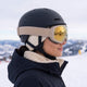 Lunettes de ski miroir doré