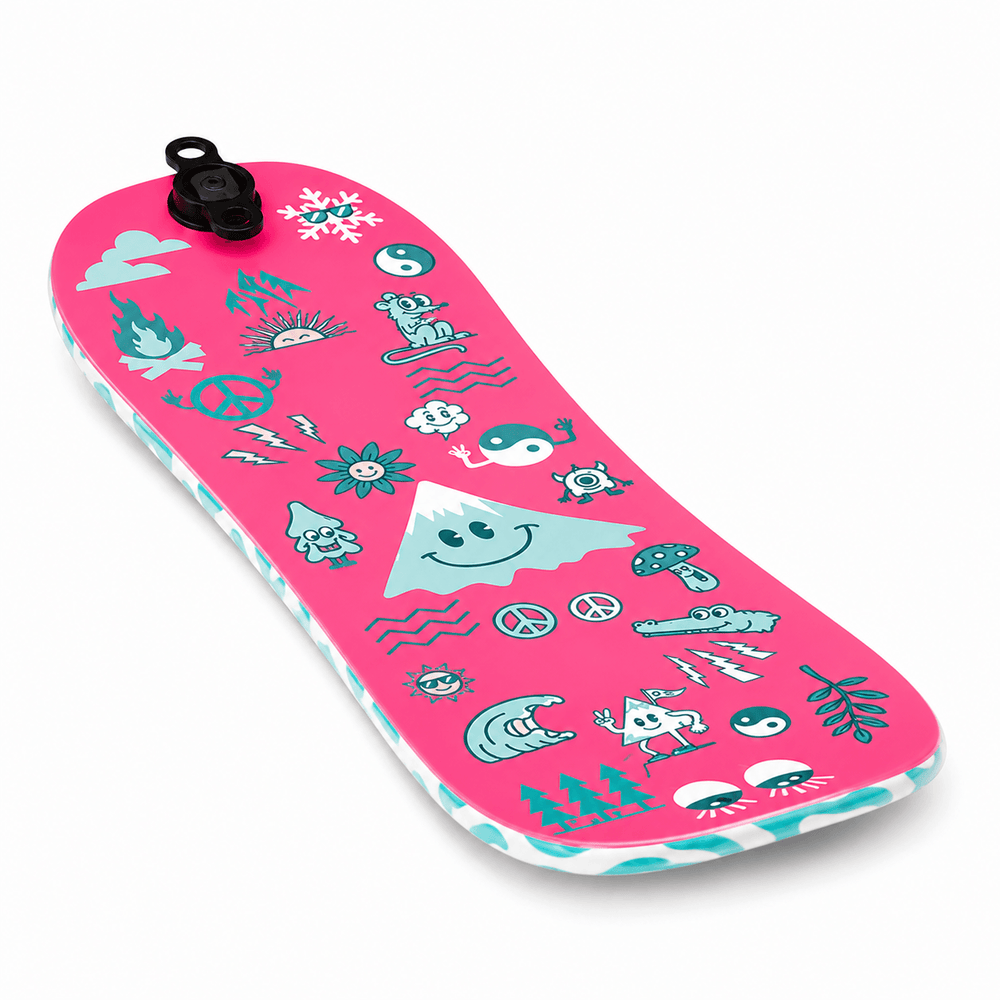Happy Sticker Kinder-Snowboard
