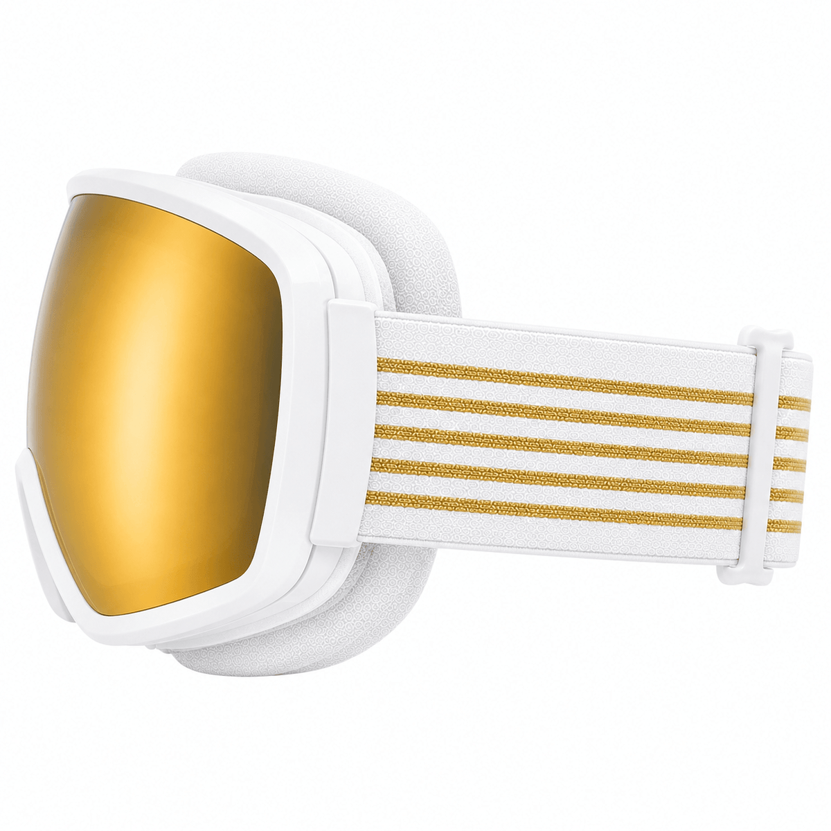 Lunettes de ski miroir doré