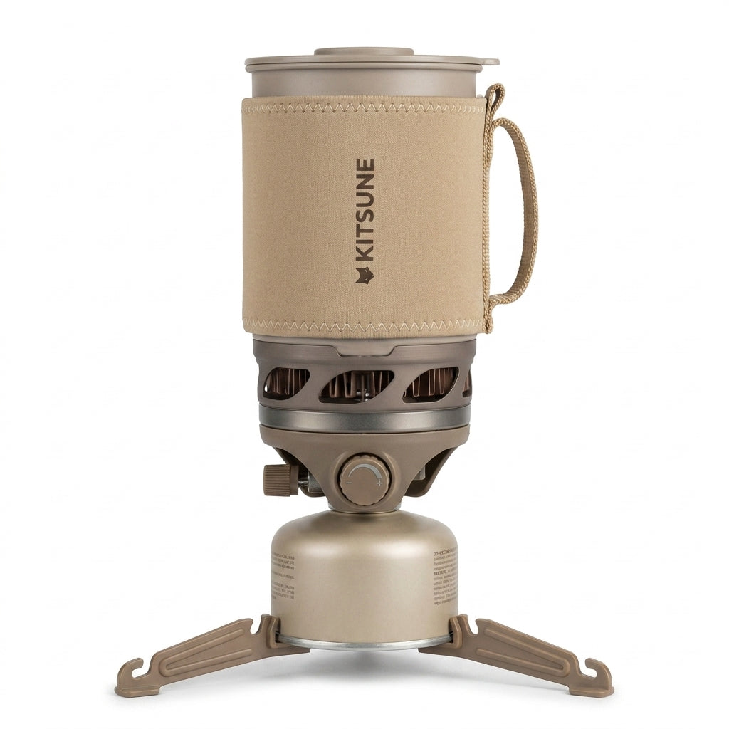 Réchaud de camping intégré
