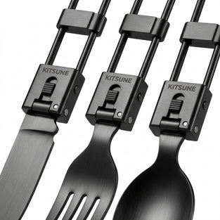 Folding Titanium Cutlery Set