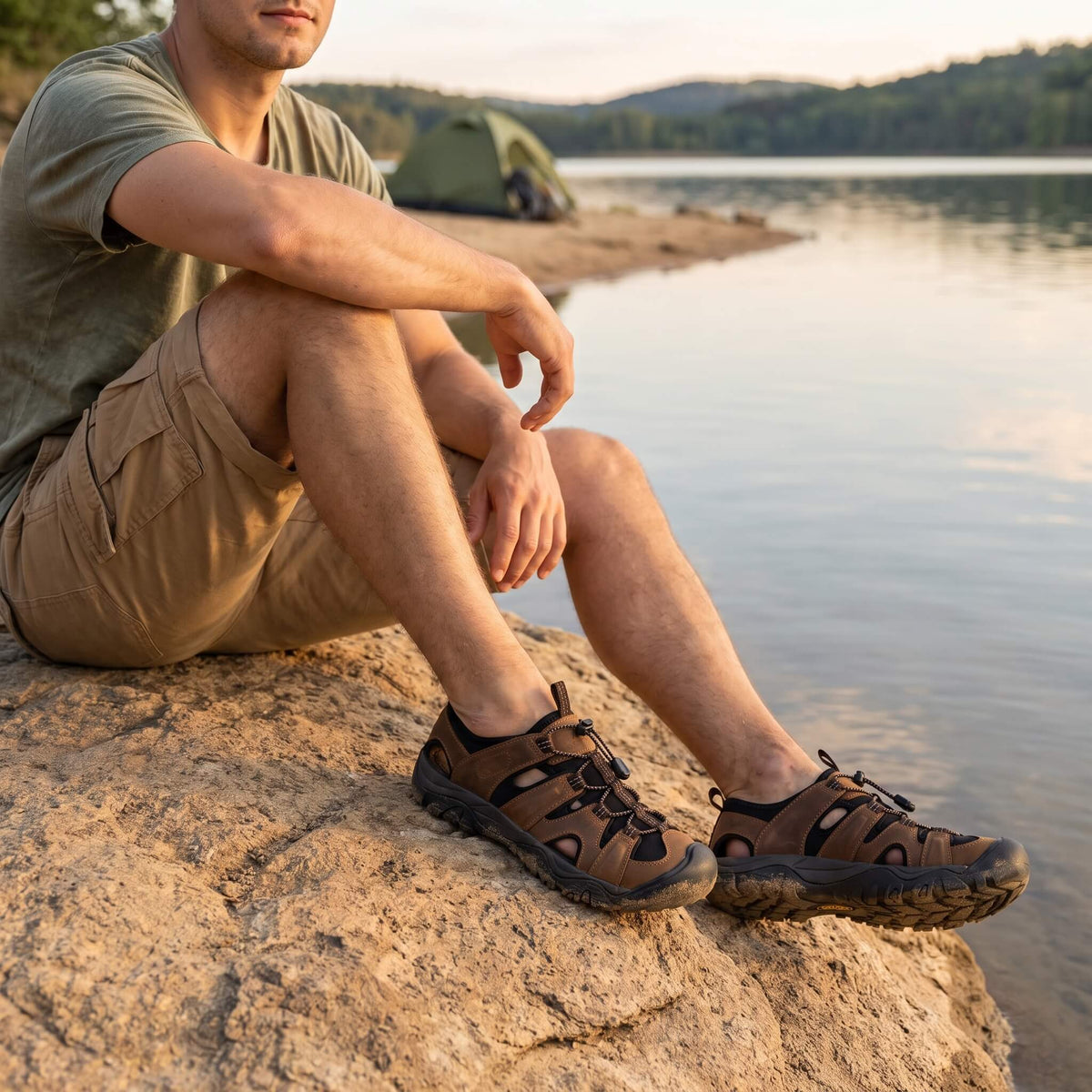 Wander-Trekkingsandale für Herren