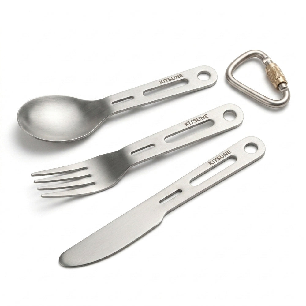 Titanium Camping Cutlery Set