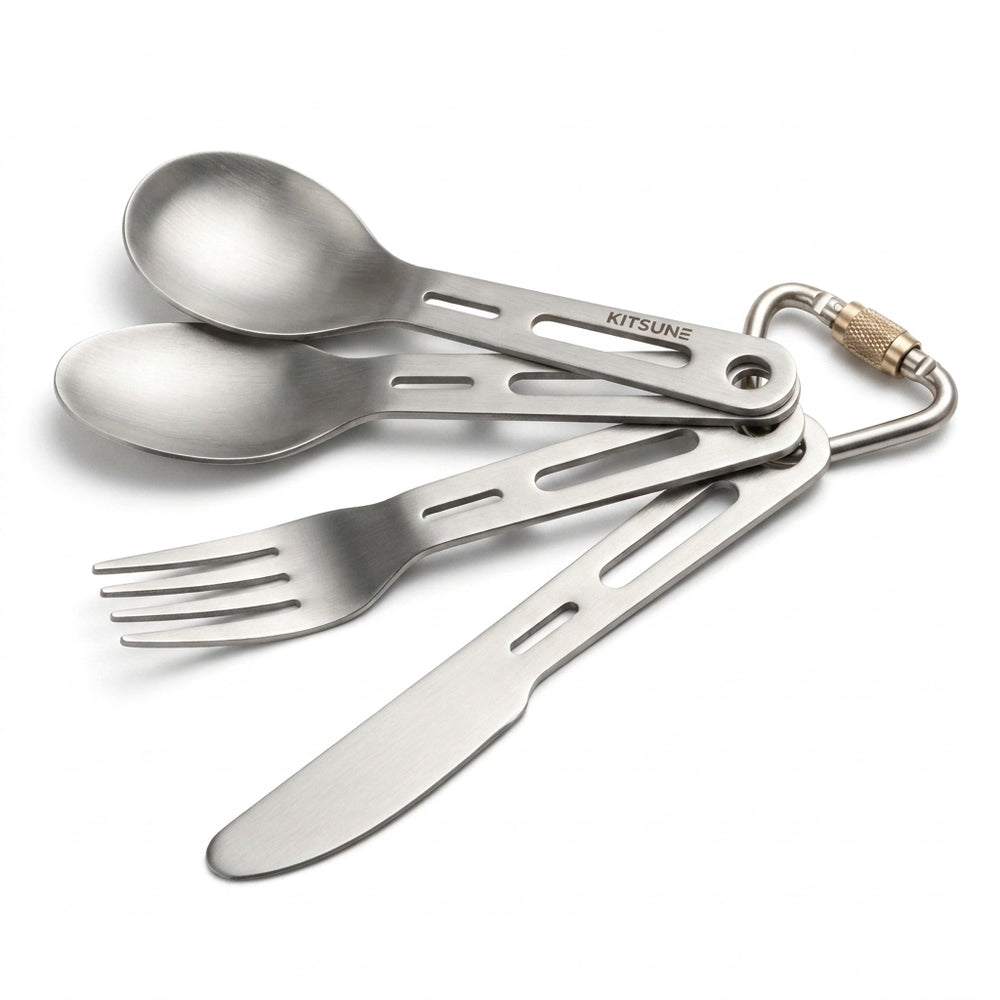 Titanium Camping Cutlery Set