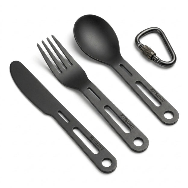 Titanium Camping Cutlery Set
