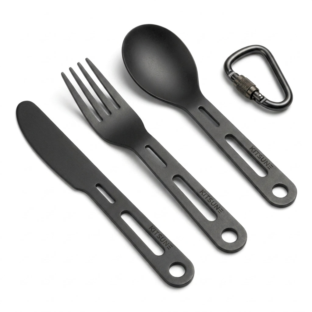 Titanium Camping Cutlery Set