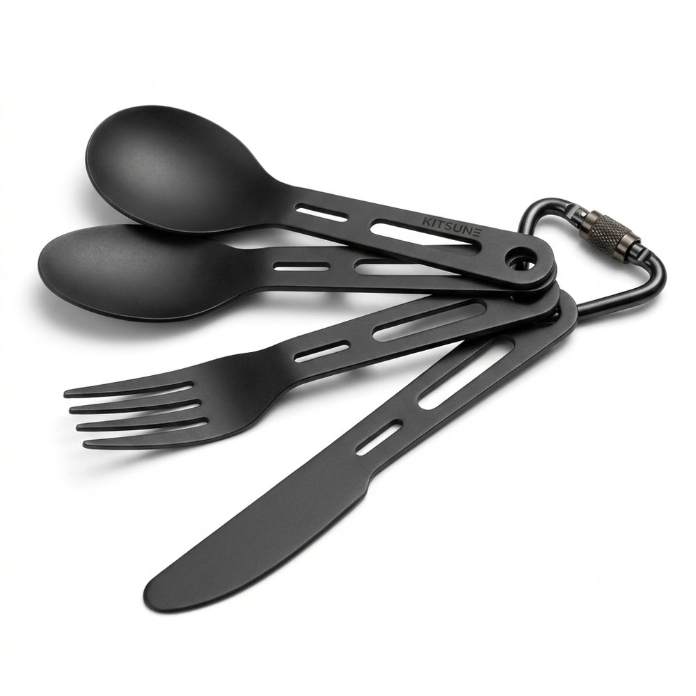 Titanium Camping Cutlery Set